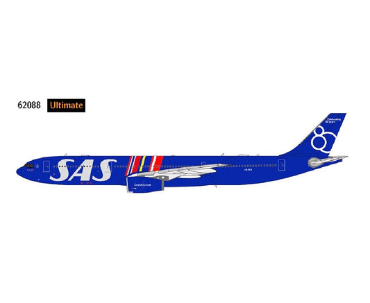 1:400 NG Models SAS Airbus A330 - 300 LN - RKR 80 Years Livery Ultimate Edition - Final Approach Collectibles