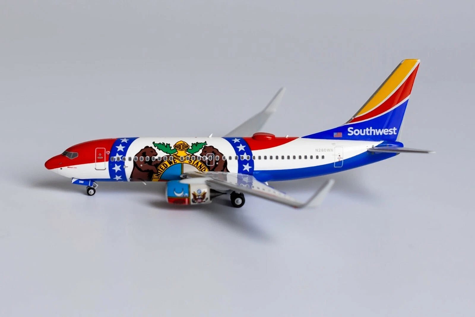 1:400 NG Models Southwest Airlines Boeing 737 - 700 N280WN Colorado One - Final Approach Collectibles
