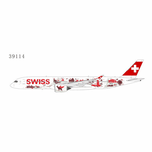 1:400 NG Models Swiss Air Airbus A350 - 900 HB - IFA Wanderlust Livery - Final Approach Collectibles