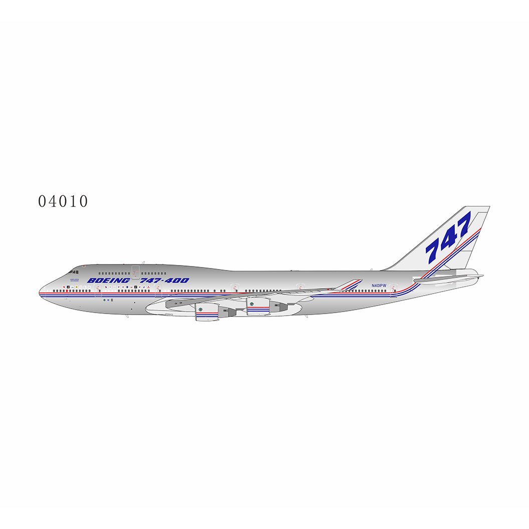 1:400 NG Models The Boeing Company Boeing 747 - 400 N401PW House Colors - Final Approach Collectibles