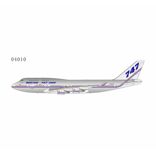 1:400 NG Models The Boeing Company Boeing 747 - 400 N401PW House Colors - Final Approach Collectibles
