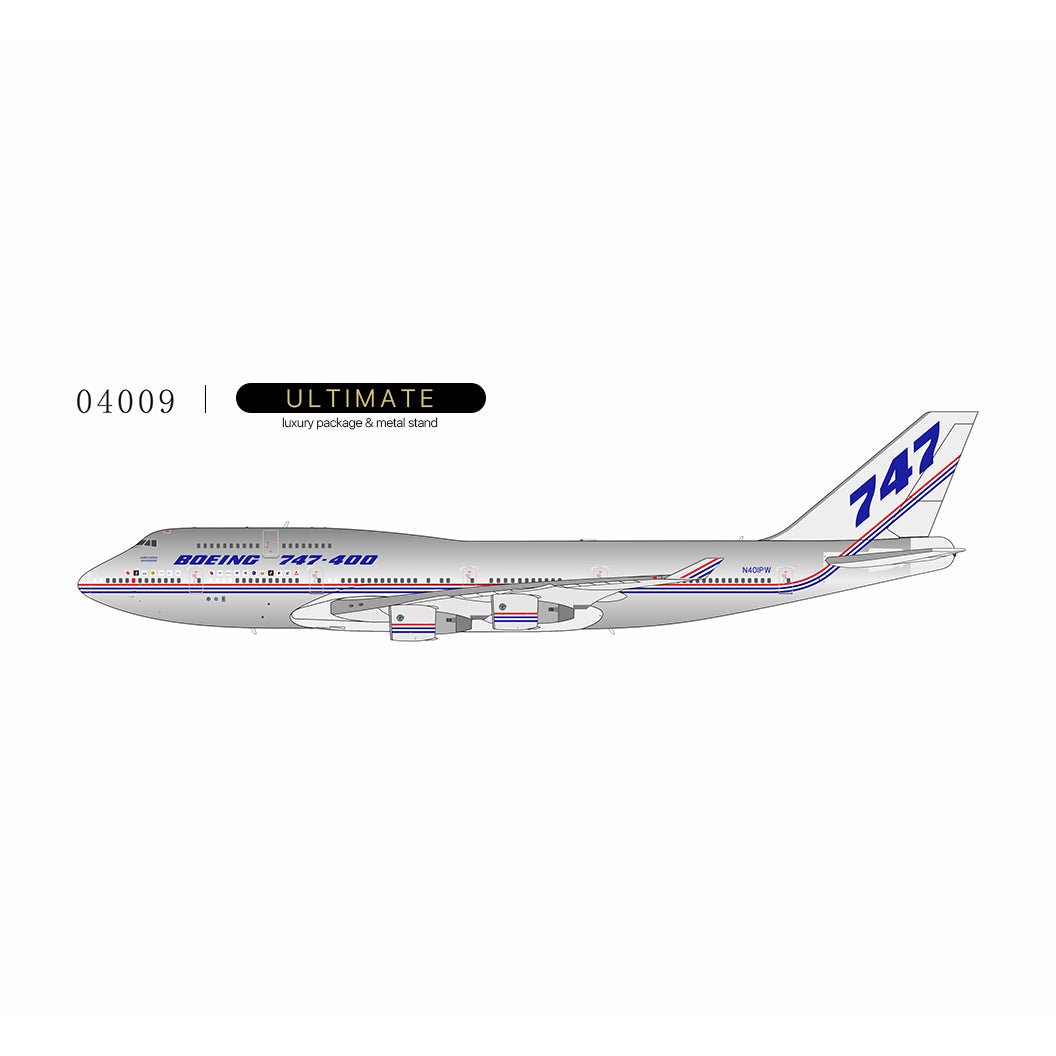 1:400 NG Models The Boeing Company Boeing 747 - 400 N401PW House Colors Ultimate - Final Approach Collectibles