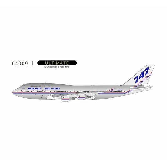 1:400 NG Models The Boeing Company Boeing 747 - 400 N401PW House Colors Ultimate - Final Approach Collectibles