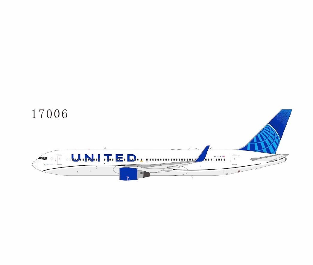 1:400 NG Models United Airlines 767 - 300ER N674UA - Final Approach Collectibles