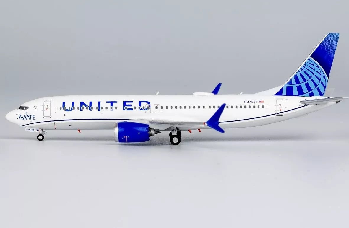 1:400 NG Models United Airlines Boeing 737 MAX 8 N27255 Aviate Sticker - Final Approach Collectibles