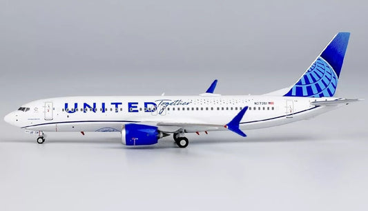 1:400 NG Models United Airlines Boeing 737 MAX 8 N27261 Together Livery - Final Approach Collectibles