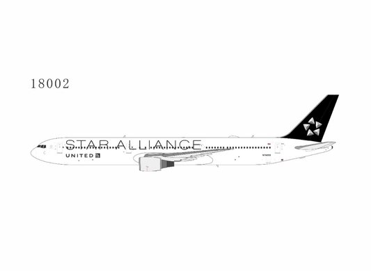 1:400 NG Models United Airlines Boeing 767 - 400 N76055 Star Alliance Livery - Final Approach Collectibles