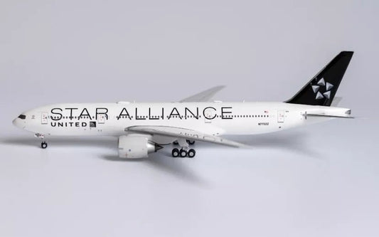 1:400 NG Models United Airlines Boeing 777 - 200 N77022 Star Alliance Livery - Final Approach Collectibles