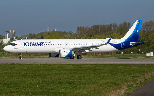 1:400 Phoenix Models Kuwait Airways Airbus A321 NEO 9K - AQA - Final Approach Collectibles