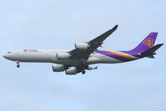 1:400 Phoenix Models Thai Airways Airbus A340 - 500 HS - TLB - Final Approach Collectibles