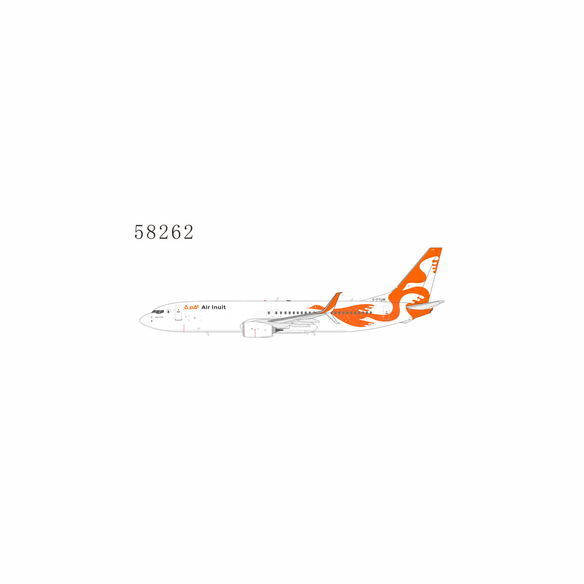 1:400 NG Models Air Inuit Cargo Boeing 737-800(C) C-FTUW
