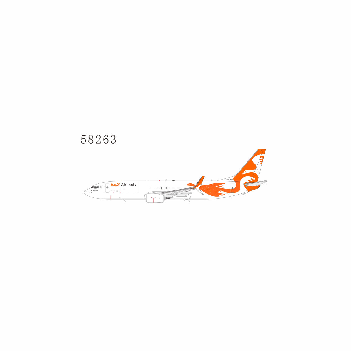 1:400 NG Models Air Inuit Cargo Boeing 737-800(SF) C-FTUZ