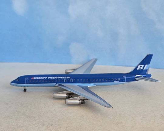 1:400 AeroClassics Braniff International Douglas DC-8-62 N1804