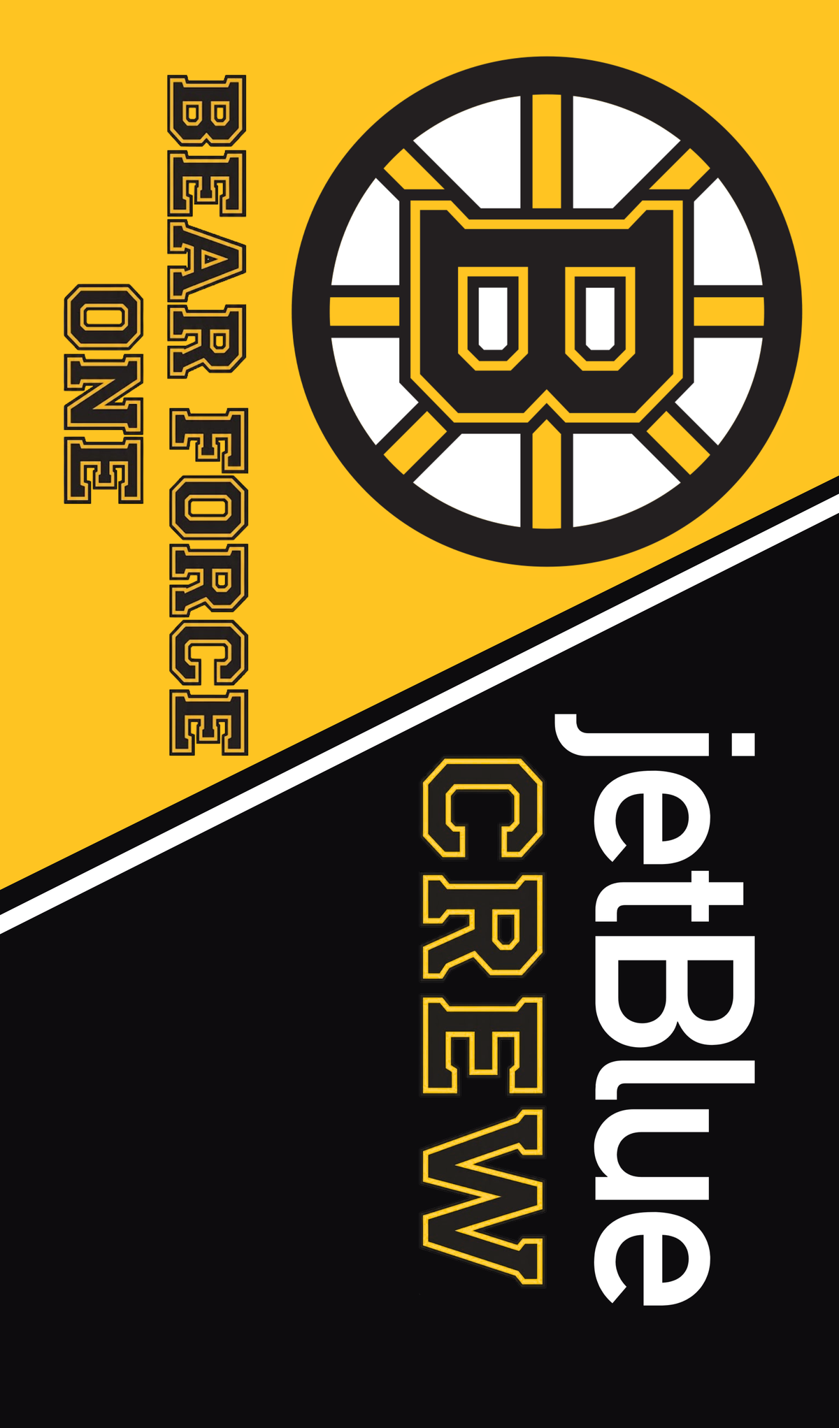 South Florida Aviation JetBlue Airways Boston Bruins Crew Bag Tag