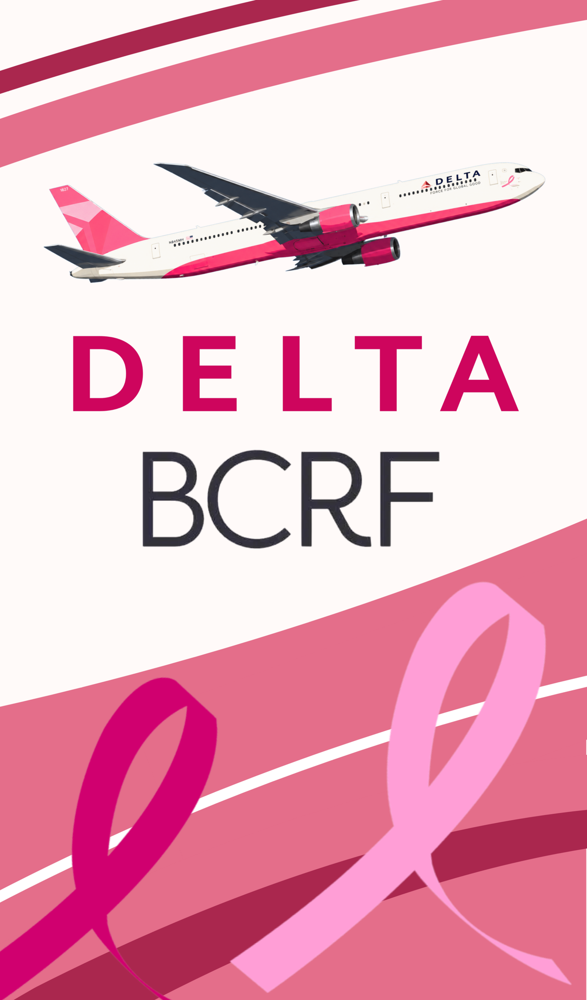 South Florida Aviation Delta Air Lines Boeing 767-400 BCRF Old Livery Bag Tag