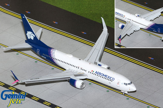 1:200 Gemini Jets Aeroméxico Boeing 737-800 N957AM New Livery Flaps Down