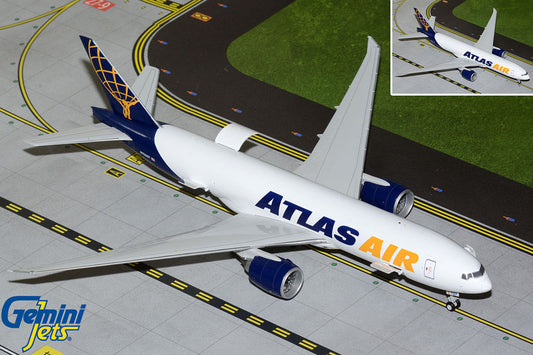 1:200 Gemini Jets Atlas Air Boeing 777-200LRF N703GT Interactive Series