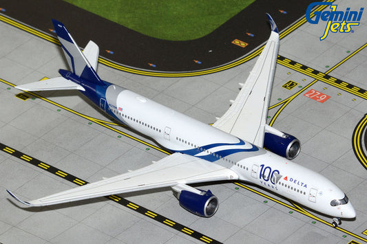 1:400 Gemini Jets Delta Air Lines Airbus A350-900 N527DN Delta 100th Anniversary Livery