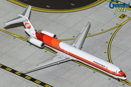 1:400 Gemini Jets Frontier Airlines McDonell Douglas MD-81 N859HA Saul Bass Orange and Red Livery