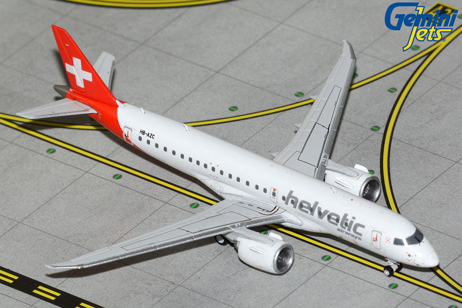1:400 Gemini Jets Helvetic Airways Embraer E190-E2 HB-AZC
