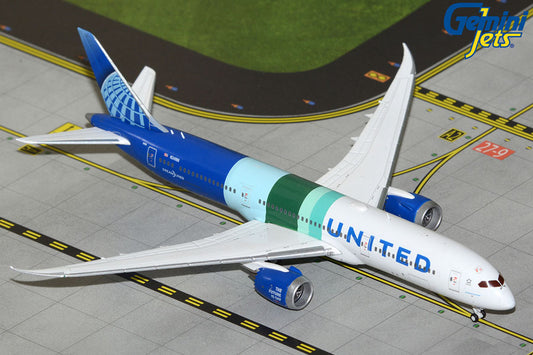 1:400 Gemini Jets United Airlines Boeing 787-9 N24988 The Future is SAF Livery