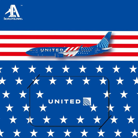 1:400 AeroPolaris United Airlines Boeing 737-800 N78285 America 250 Livery