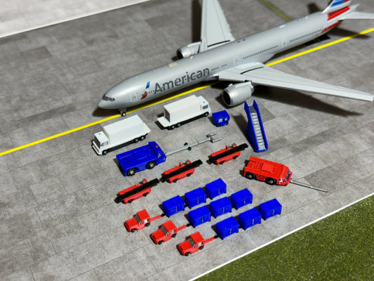 1:400 Jetset Models American Airlines GSE Set