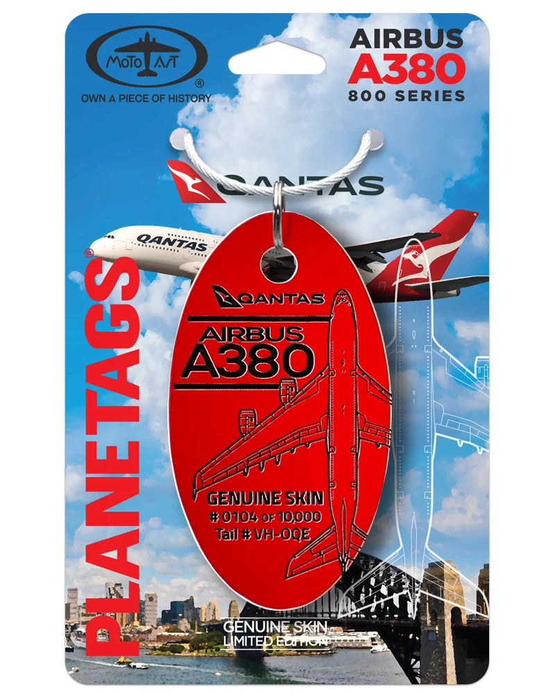 PlaneTags: Qantas Airbus A380 VH-OQE