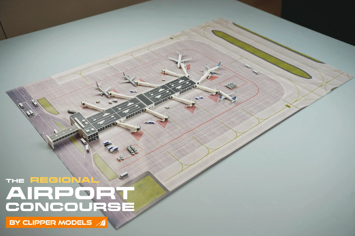 1:400 Clipper Models 1:400 Regional Airport Concourse/ Terminal