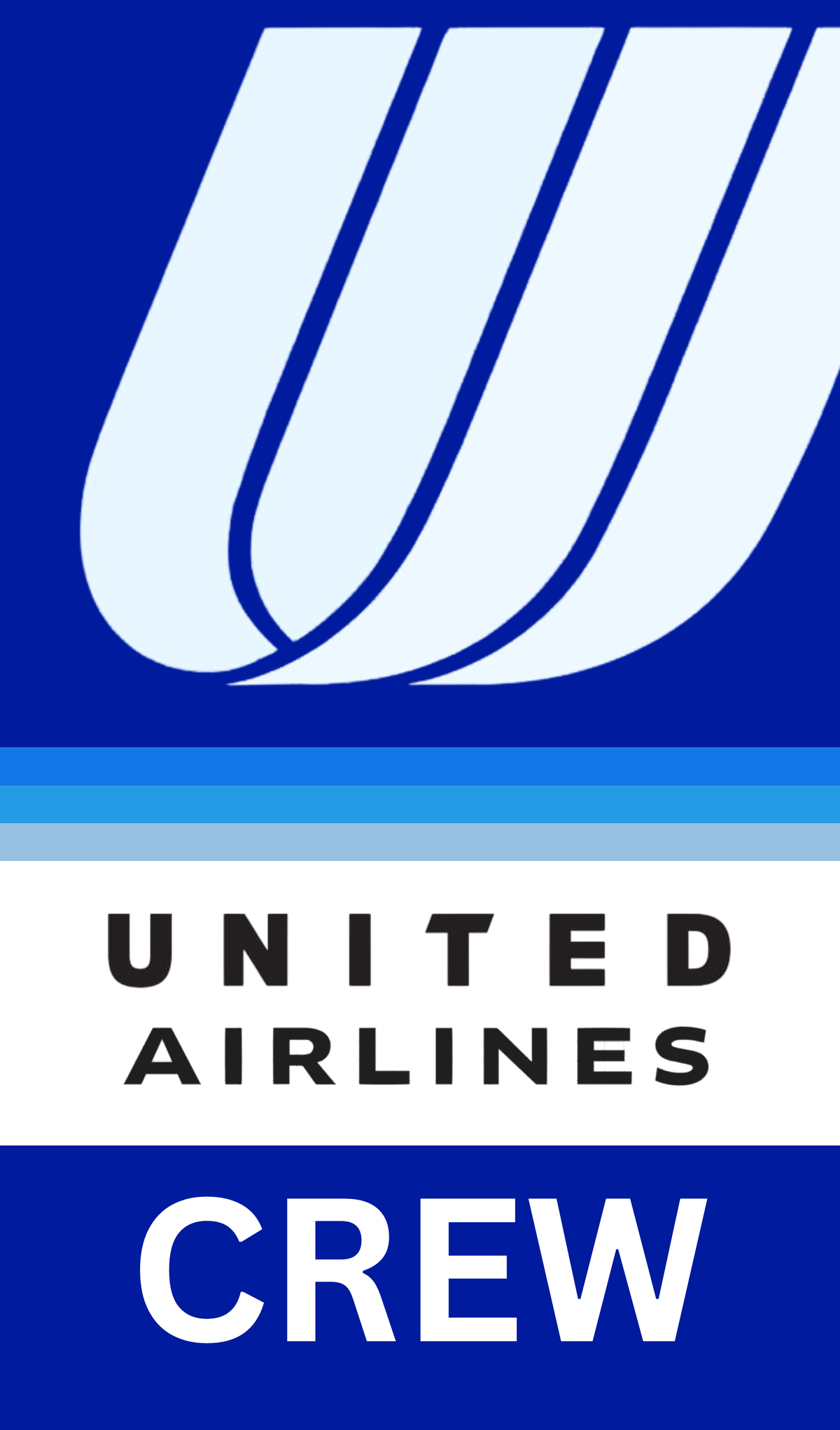 South Florida Aviation United Airlines Tulip Crew Bag Tag