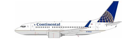 InFlight200 Continental Airlines Boeing 737 - 524 N16632 - Final Approach Collectibles