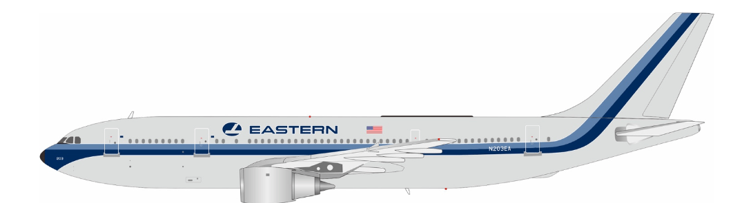 InFlight200 Eastern Air Lines Airbus A300B4 - 103 N203EA - Final Approach Collectibles