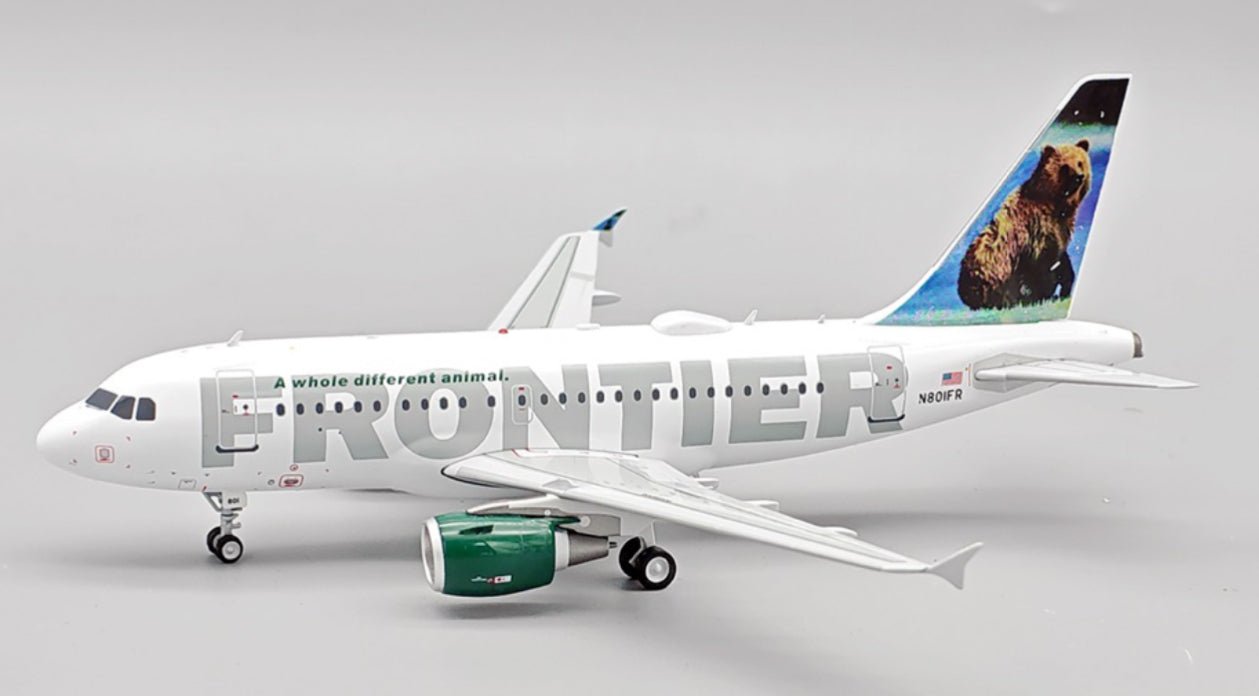InFlight200 Frontier Airlines Airbus A318 - 111 N801FR - Final Approach Collectibles