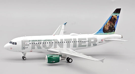 InFlight200 Frontier Airlines Airbus A318 - 111 N801FR - Final Approach Collectibles
