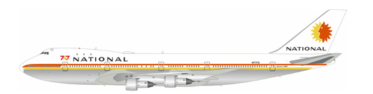 InFlight200 National Airlines Boeing 747 - 135 N77772 - Final Approach Collectibles