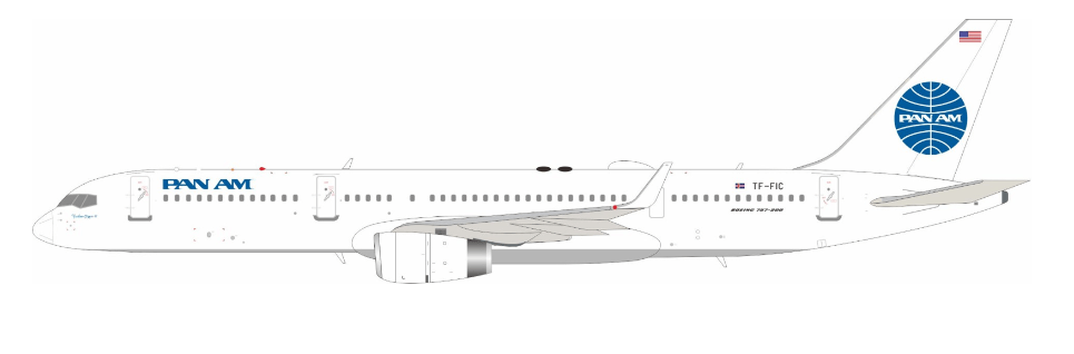 InFlight200 PAN AM Boeing 757 - 200 TF - FIC ‘Yankee Clipper II’ - Final Approach Collectibles