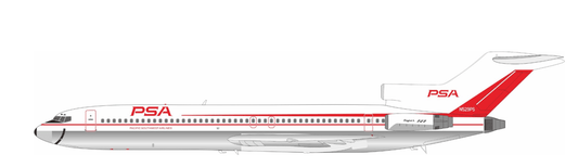 InFlight200 PSA - Pacific Southwest Airlines Boeing 727 - 200 N529PS - Final Approach Collectibles