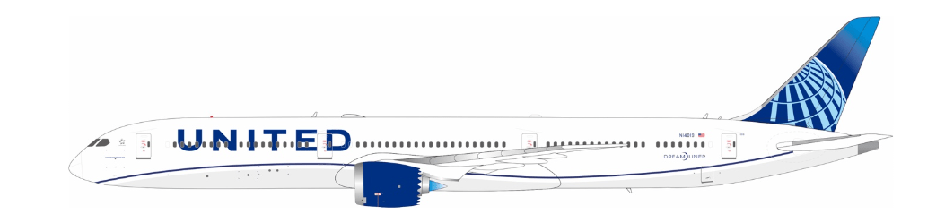 InFlight200 United Airlines Boeing 787 - 10 N14019 - Final Approach Collectibles