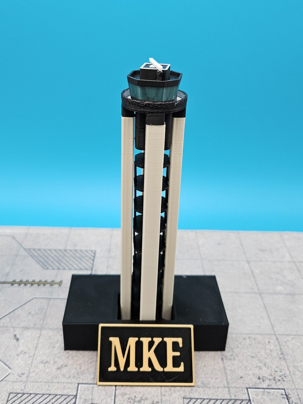 Milwaukee Mitchell International Airport Air Traffic Control Tower (MKE) - Final Approach Collectibles