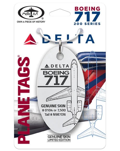 PlaneTags: Delta Air Lines Boeing 717 N987DN - Final Approach Collectibles