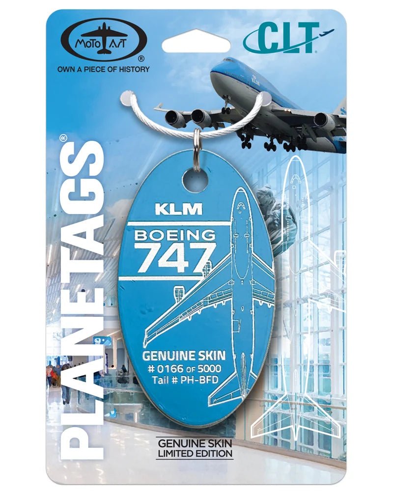 PlaneTags: KLM Boeing 747-400 PH-BFD - Final Approach Collectibles