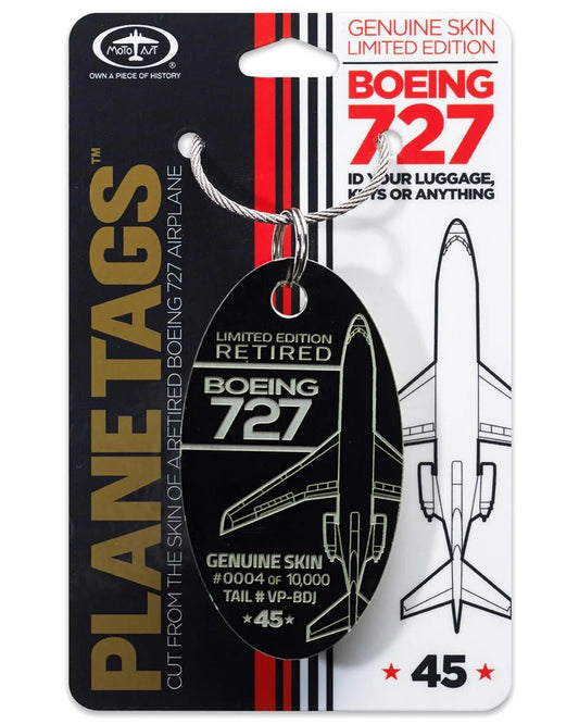 PlaneTags: Trump Boeing 727 PlaneTag VP-BDJ - Final Approach Collectibles