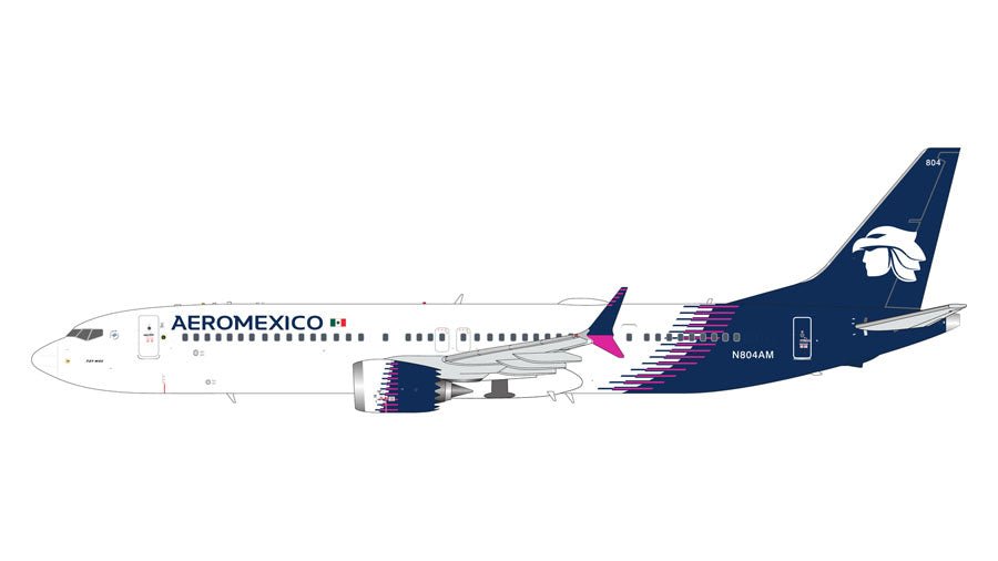 Pre-Order: 1:200 Gemini Jets Aeromexico Boeing 737 MAX 9 N804AM - Final Approach Collectibles