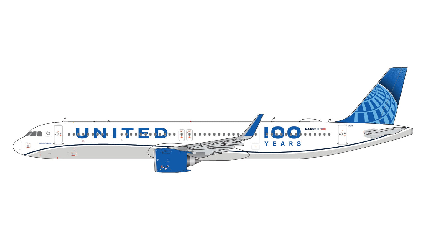 Pre Order: 1:200 Gemini Jets United Airlines Airbus A321 NEO N94750 Coastliner Livery - Final Approach Collectibles