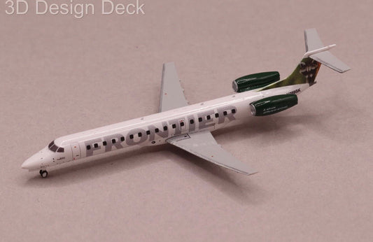 Pre-Order: 1:400 3D Design Deck Frontier Airlines Embraer 145 N269SK - Final Approach Collectibles
