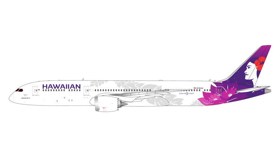 Pre-Order: 1:400 Gemini Jets Hawaiian Airlines Boeing 787-9 N782HA - Final Approach Collectibles