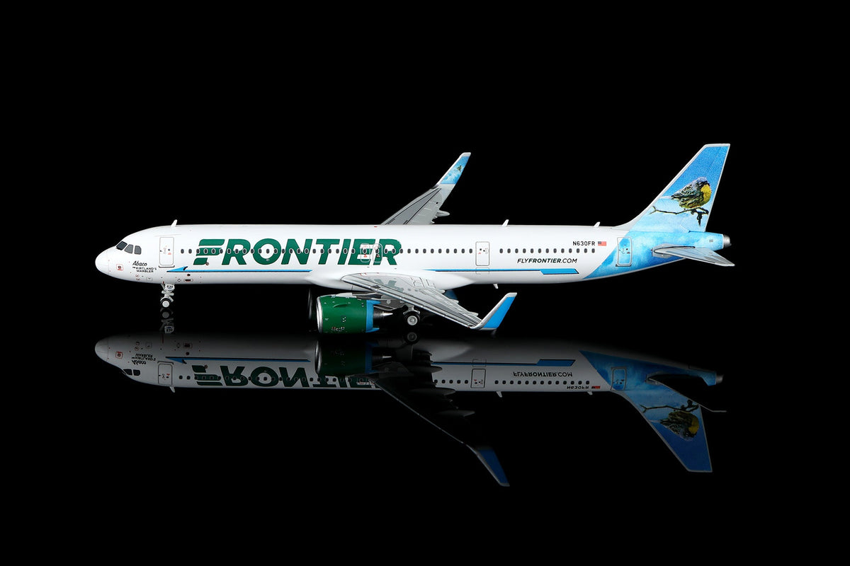 Pre-Order: 1:400 Legacy Jets Frontier Airlines Airbus A321 NEO N630FR with Luggage Tag - Final Approach Collectibles