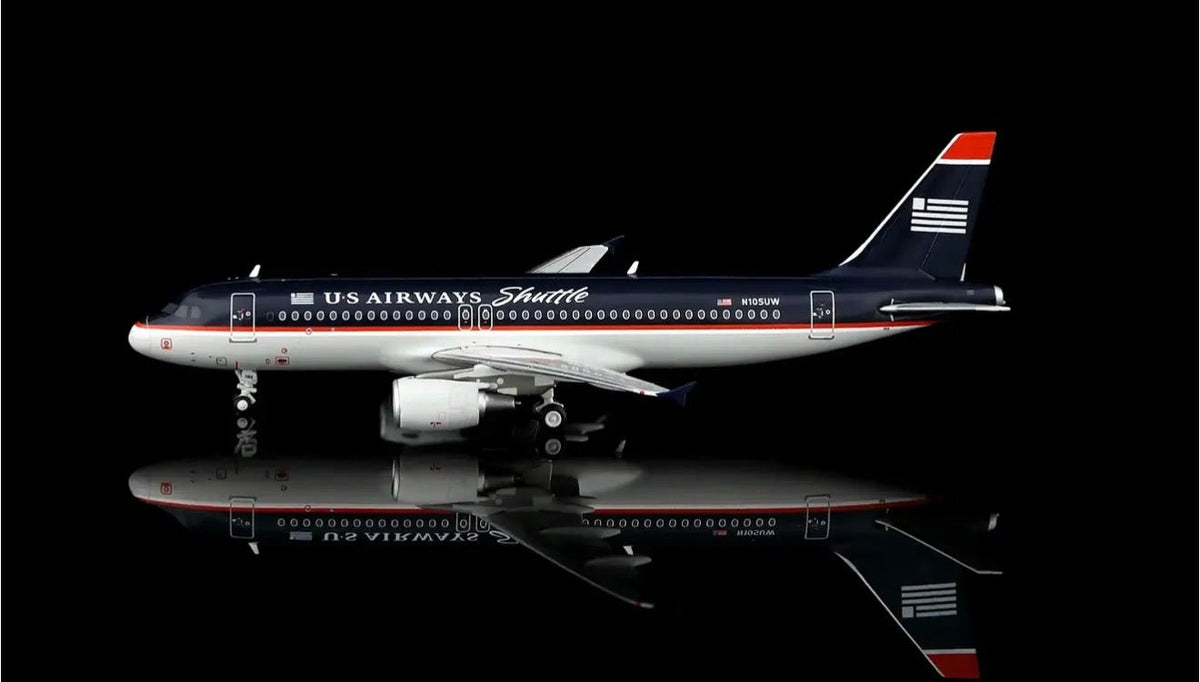 Pre-Order: 1:400 Legacy Jets US Airways Shuttle Airbus A320 N105UW - Final Approach Collectibles
