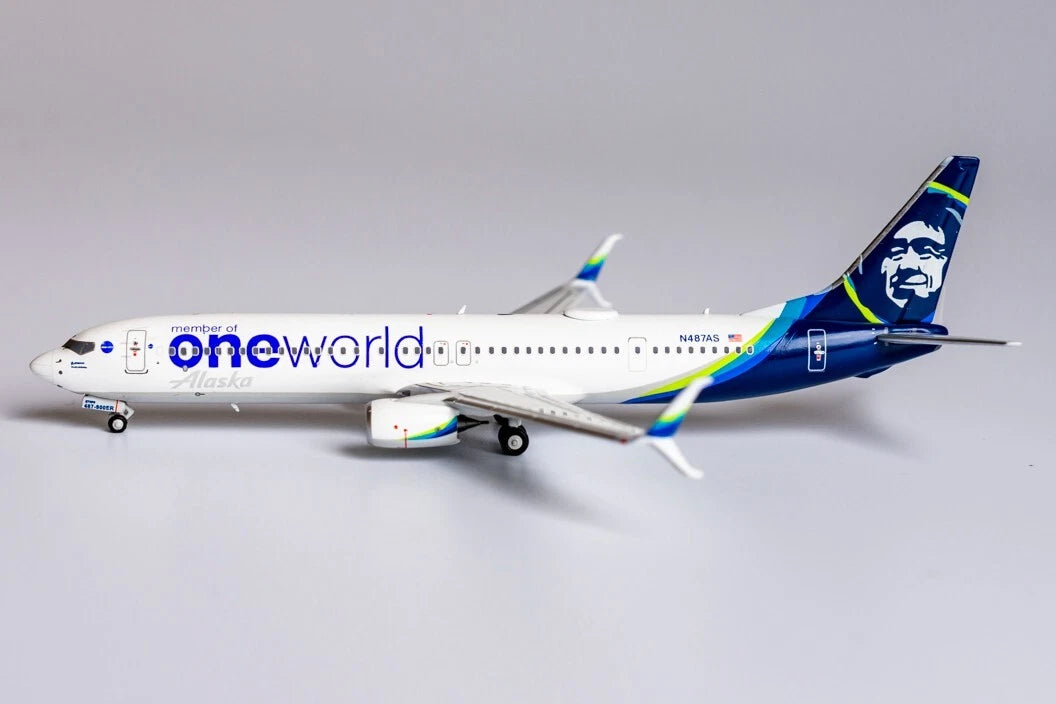1:400 NG Models Alaska Airlines Boeing 737-900 N487AS One World Livery