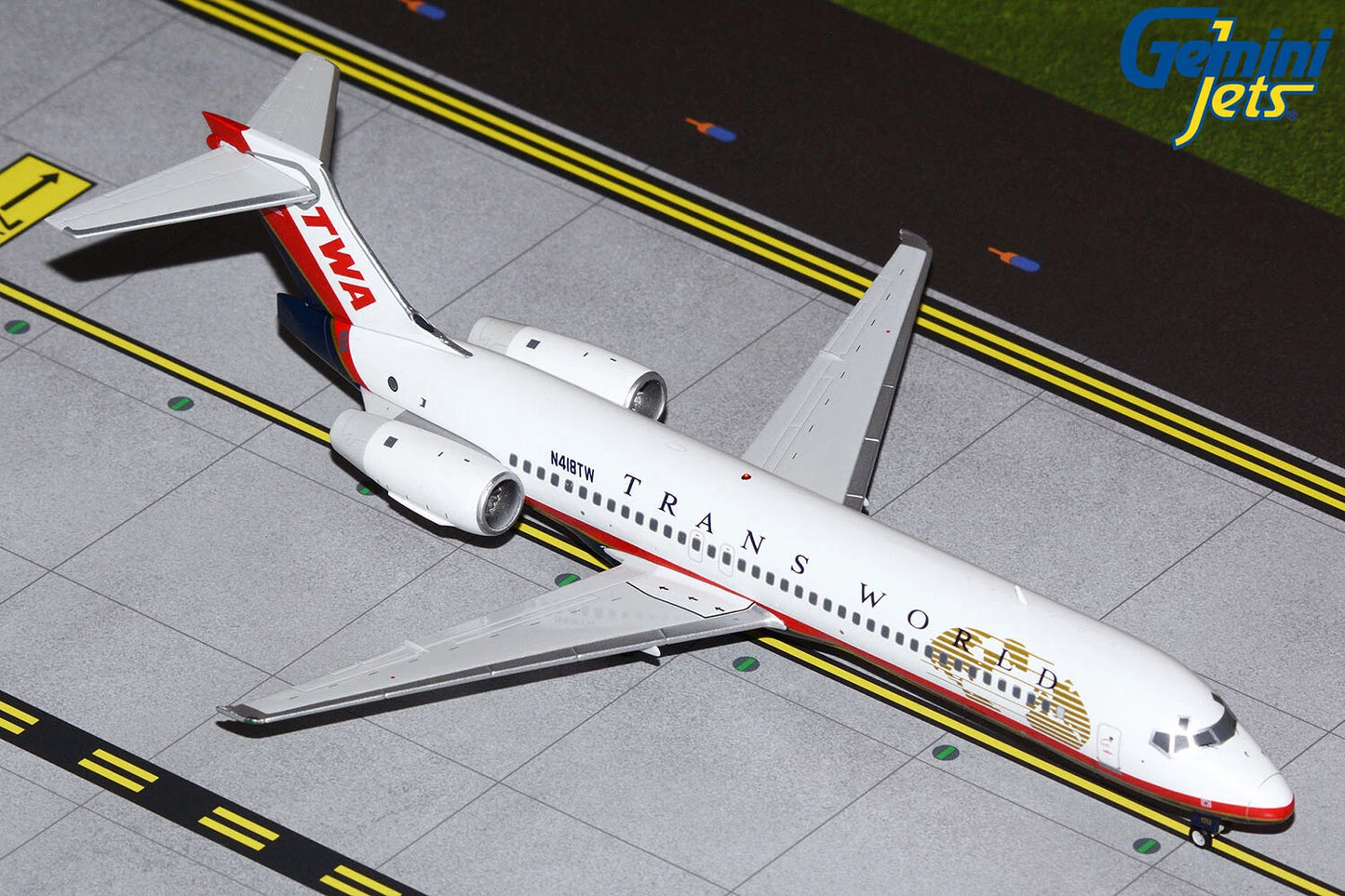 1:200 Gemini Jets TWA Boeing 717 N418TW
